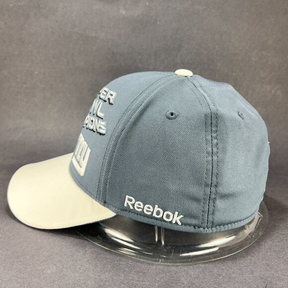 New York Giants NFL Fitted OSFA Cap Hat Reebok Gray Super Bowl Football Mens - Picture 3 of 16